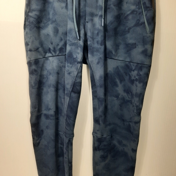 Lululemon Textured Tech Joggers Pants Sz S Men's Diamond Dye Iron Blue True Navy - Picture 6 of 16